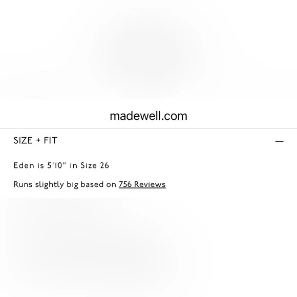 Madewell Blue Darted Barrel Leg Women's Jeans - Picture 7 of 7